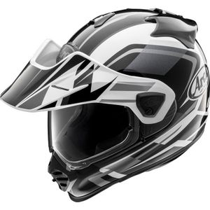 Arai Tour-X5 Discovery, Enduro helm, Zwart/Wit/Grijs, L