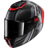 Shark Spartan RS Carbon Shawn, integraalhelm, zwart/zilver/oranje, XXL