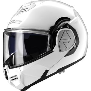 LS2 FF906 Advant Solid, modulaire helm, Wit, XXL