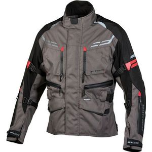 GC Bikewear Ventura, textieljas waterdicht, grijs/zwart, 8XL