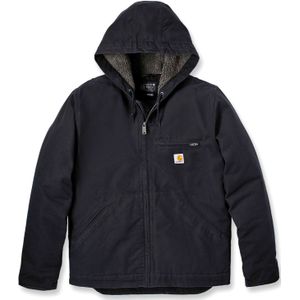 Carhartt Sherpa Lined, stoffen jas, zwart, XL