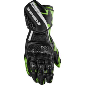 Spidi Carbo 5, gloves, zwart/groen, XL