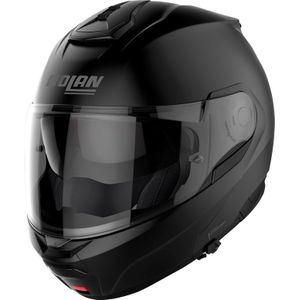 Nolan N100-6 Classic N-Com, opklapbare helm, Mat-Zwart, 3XL