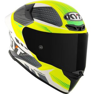 KYT TT-Revo Gear, integraalhelm, Grijs/Geel/Groen, S