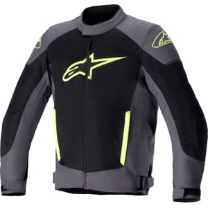 Alpinestars T-SP X Superair, textieljas, Grijs/Zwart/Neon-Geel, XL