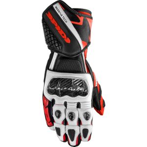 Spidi Carbo 5, gloves, zwart/witte/rood, XL