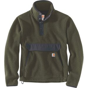 Carhartt Relaxed Fit, fleece trui, donkergroen, XXL