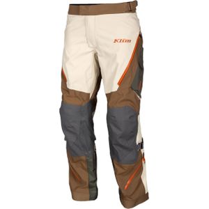 Klim Badlands Pro, stoffen broek Gore-Tex, Lichtbruin/Beige/Grijs/Oranje, 36