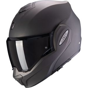 Scorpion EXO-Tech Evo Solid, modulaire helm, Mat-Donkergrijs, XXL