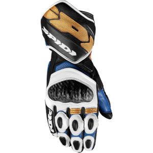 Spidi Carbo 7, Handschoenen, blauw/goud, XXL