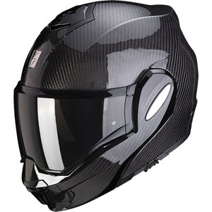Scorpion EXO-Tech Evo Carbon Solid, modulaire helm, zwart, M