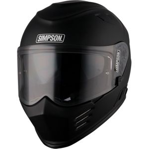 Simpson Venom Solid, integraalhelm, mat zwart, XXL