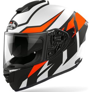 Airoh ST 501 Frost, integraalhelm, matwitte/oranje, XL