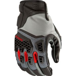 Klim Baja S4, handschoenen, Lichtgrijs/Grijs/Rood/Zwart, XXL