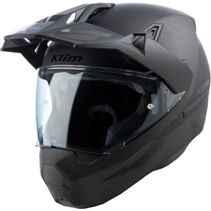 Klim X1 Alpha, avonturenhelm, Mat Carbon/Zwart, M