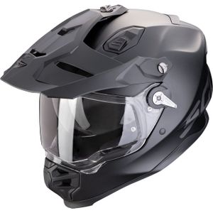 Scorpion ADF-9000 Air Solid, enduro helm, Mat Zwart/Grijs, S