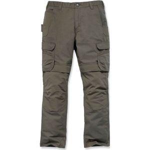 Carhartt Full Swing Steel, cargo broek, donkergrijs/groen, W42/L30