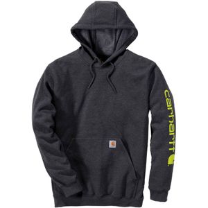 Carhartt Logo, hoodie, donkergrijs, M