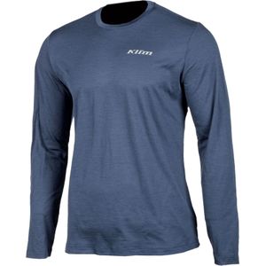 Klim Teton Merino Wool, functioneel shirt lange mouw, blauw, 2XL