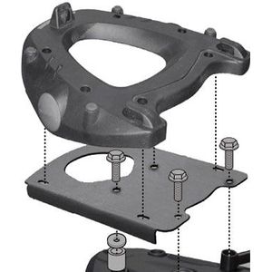Givi SR, topkoffer drager/montageset