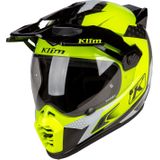 Klim Krios Pro Charger, enduro helm, Neon-Geel/Zwart/Grijs, S