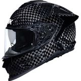 SMK Titan Carbon Solid, integraalhelm, zwart, L