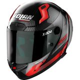 Nolan X-804 RS Ultra Carbon Hot Lap, integraalhelm, zwart/grijs/rood, M