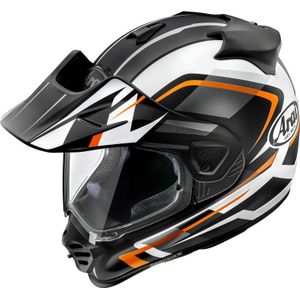 Arai Tour-X5 Discovery, Enduro helm, Mat Zwart/Wit/Oranje, XL