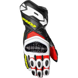Spidi Carbo 7, Handschoenen, rood/neon geel/zwart, 3XL