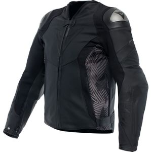 Dainese Avro 5, leren jas, zwart/donkergrijs, 56