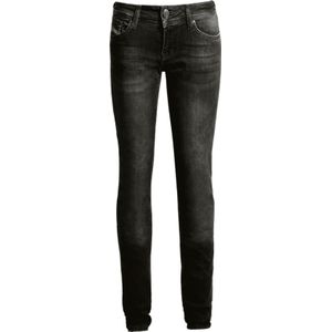 John Doe Betty High XTM, jeans vrouwen, zwart, 26/32