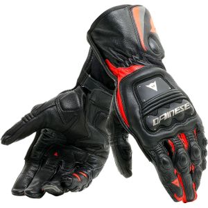 Dainese Steel-Pro, handschoenen, zwart/neon rood, L