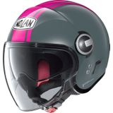 Nolan N21 Visor Dolce Vita, jethelm, grijs/pink, XS