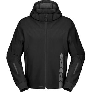 Spidi Hoodie II, textieljas H2Out, zwart/grijs, XL