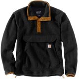 Carhartt Relaxed Fit, fleece trui, zwart, L