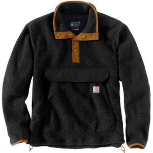 Carhartt Relaxed Fit, fleece trui, zwart, M
