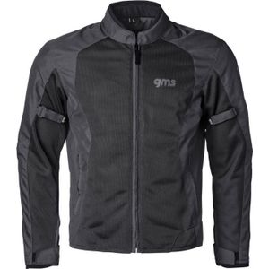 GMS-Moto fiftysix.7, mesh jas, zwart, 4XL