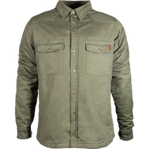 John Doe Motoshirt, shirt/textiel jasje, donkergroen, XS