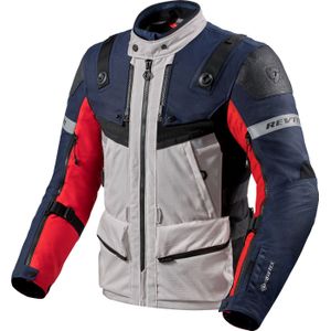 Revit Defender 3, textieljas Gore-Tex, rood/blauw, XL