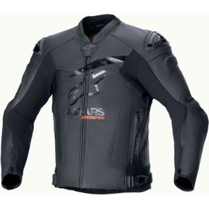 Alpinestars GP Plus R V4 Airflow, leren jas geperforeerd, zwart/zwart, 60