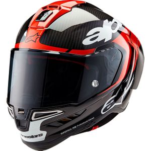Alpinestars Supertech S-R10 Element, integraalhelm, Zwart/Rood/Wit, M