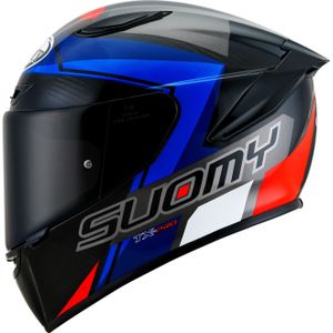 Suomy TX-Pro Glam Carbon, integraalhelm, Blauw/Zwart/Rood/Wit, L