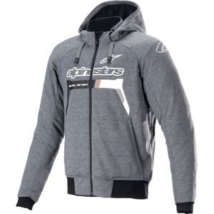 Chrome Ignition Hoodie, Grijs/Wit/Zwart, L