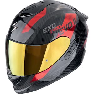 Scorpion EXO-1400 Evo Air II Carbon Platted, integraalhelm, zwart/rood, S