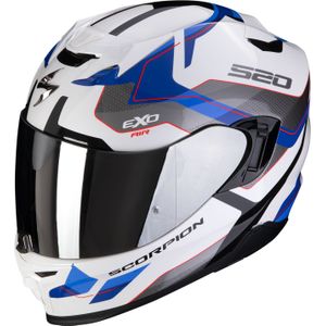 Scorpion EXO-520 Evo Air Elan, integraalhelm, Wit/Blauw/Grijs, XL