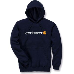 Carhartt Signature Logo, capuchon, donkerblauw, XL