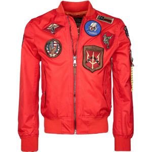 Top Gun Beast, stoffen jas, rood, S