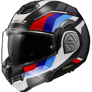LS2 FF906 Advant Sport, modulaire helm, Zwart/Blauw/Rood/Wit, 3XL