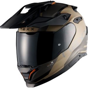 Nexx Y.Travl Quest, avonturenhelm, Mat Beige/Grijs, L