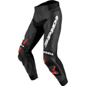 Spidi RR Pro 2, leren broek, zwart/rood, 50